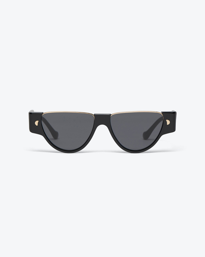 Nanushka DAYLIN - Bio-plastic triangular sunglasses - Black outlook