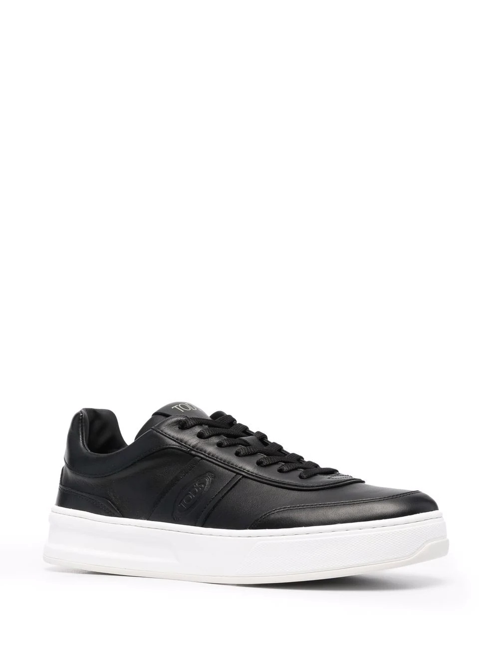 logo-embossed low-top sneakers - 2