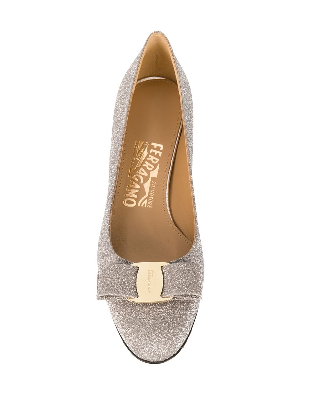 Vara bow glitter pumps - 4