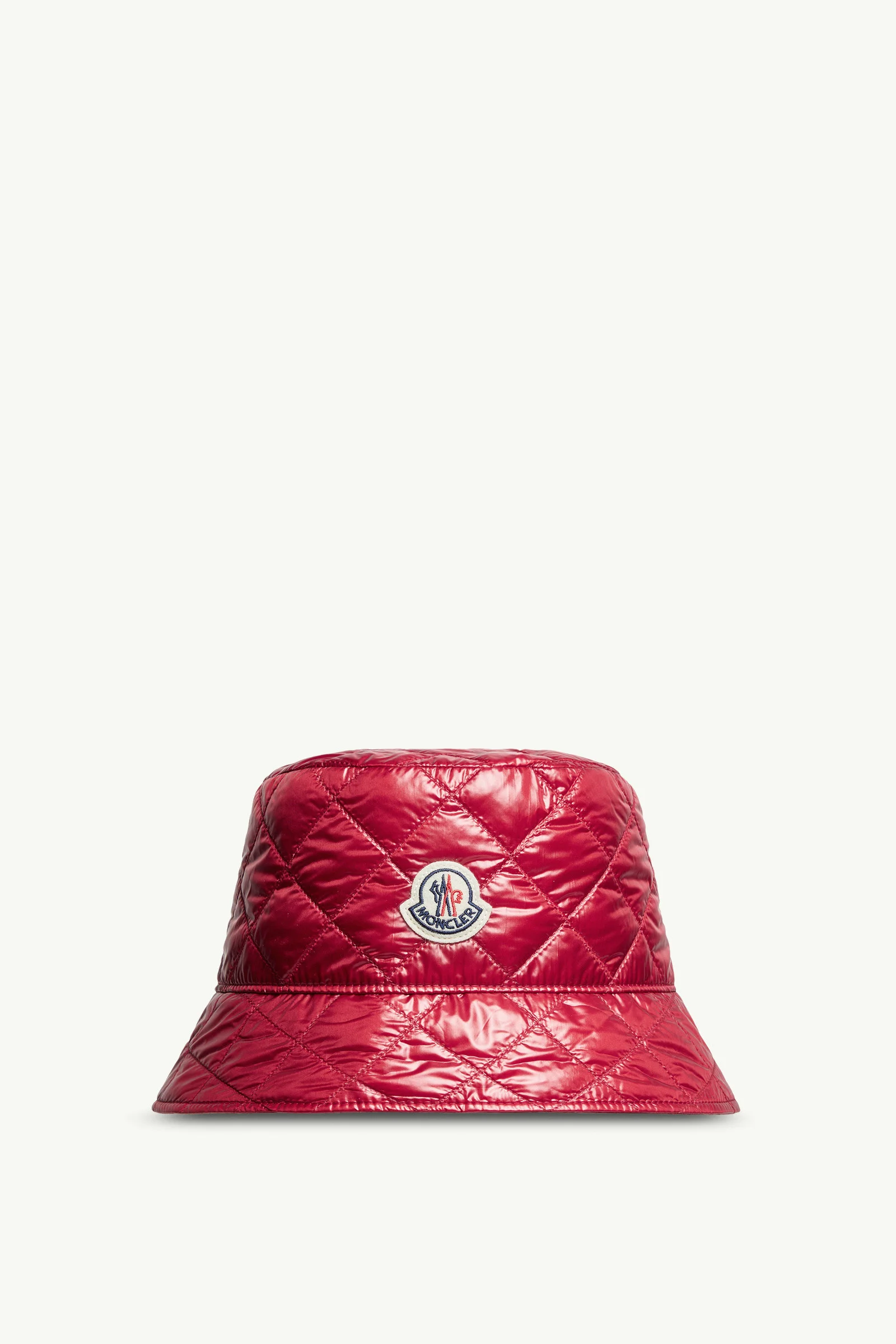 Diamond-Quilted Padded Bucket Hat - 1