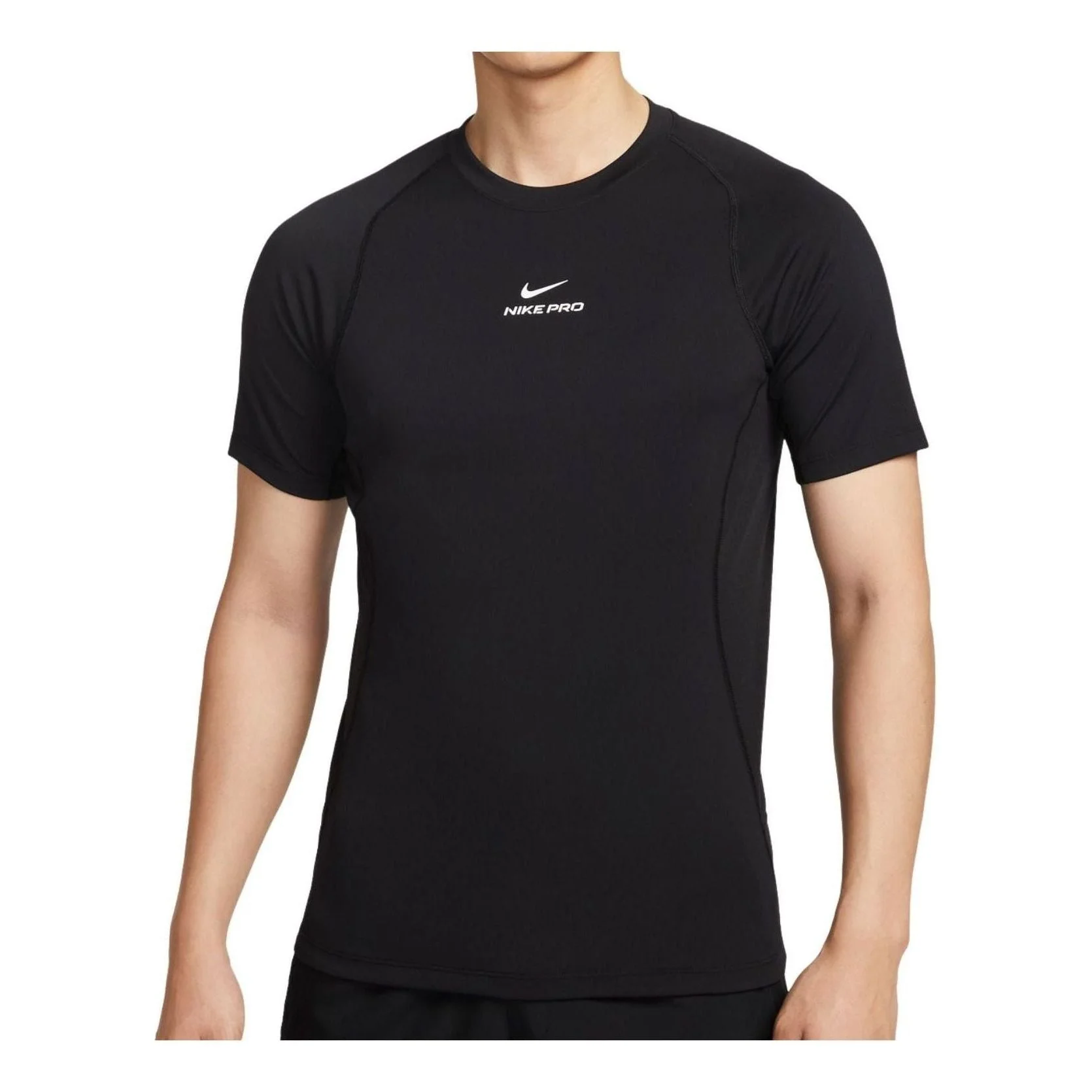 Nike Pro Training Dri-FIT T-Shirt 'Black White' HV0410-010 - 1