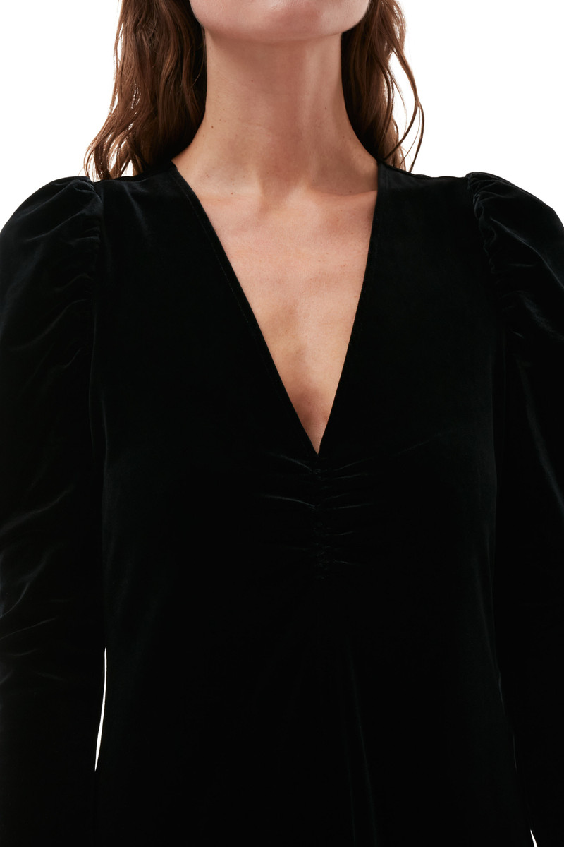 LONG VELVET DRESS 3