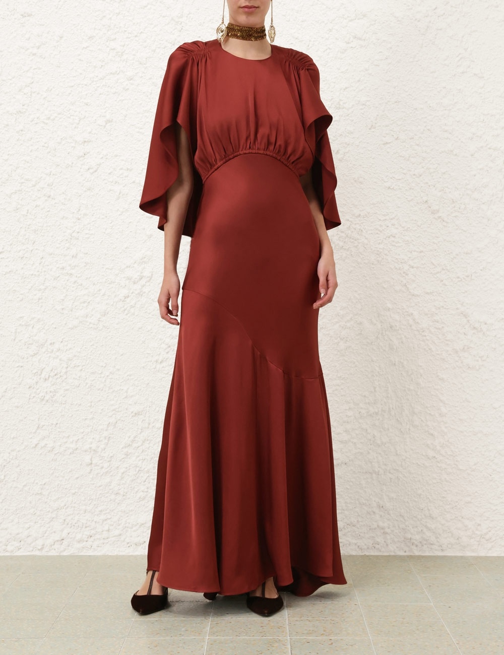 EDEN CASCADING MIDI DRESS - 2