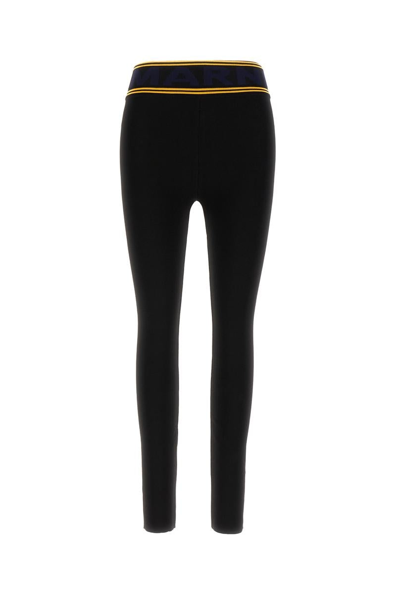 パンツ MARNI Woman Pants Black PAMD0059Q0UFV218 00N99 Black denim wide-leg jeans | Marni