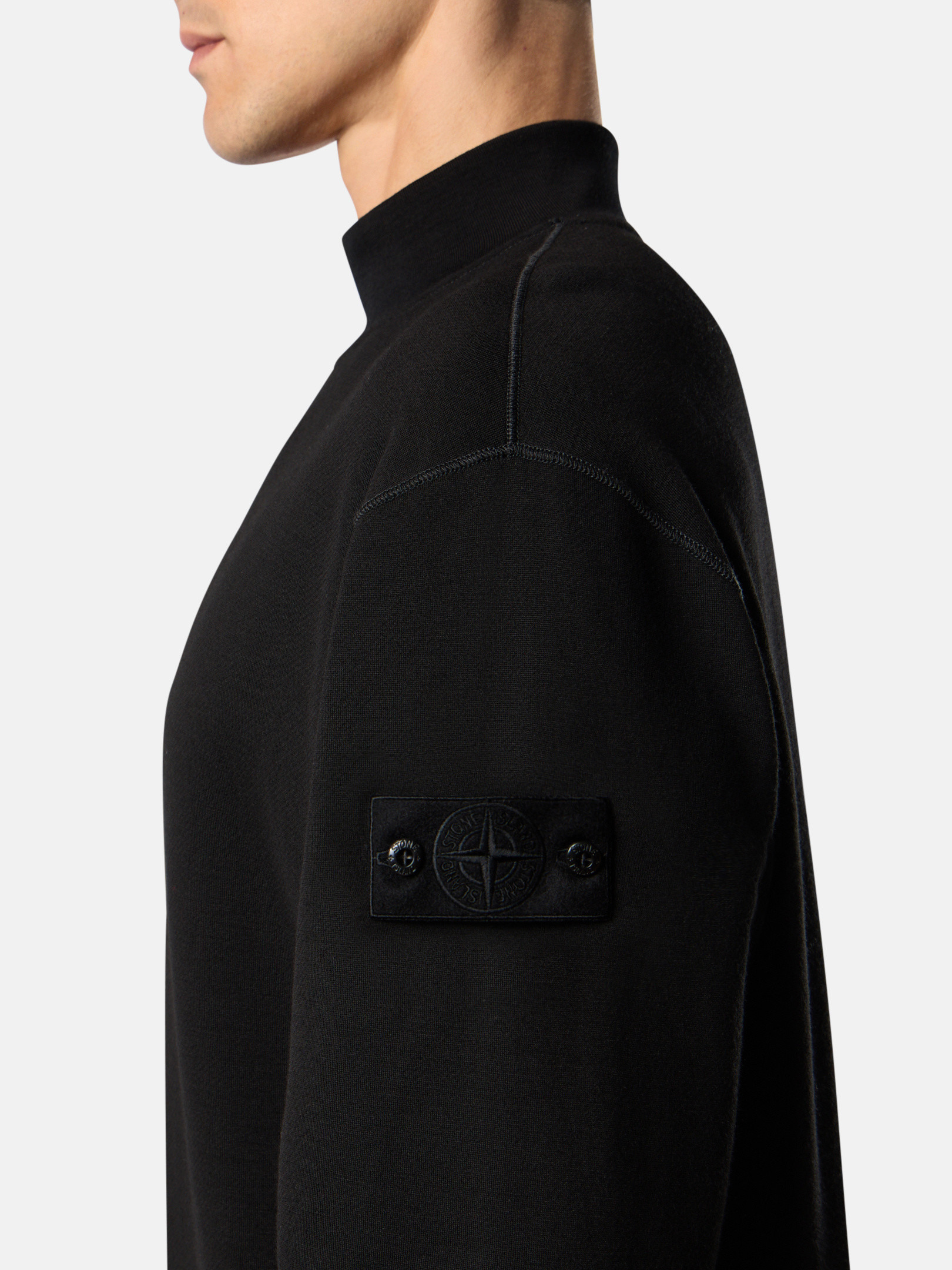 6100047 COTTON WOOL FLEECE_STONE ISLAND GHOST - 3