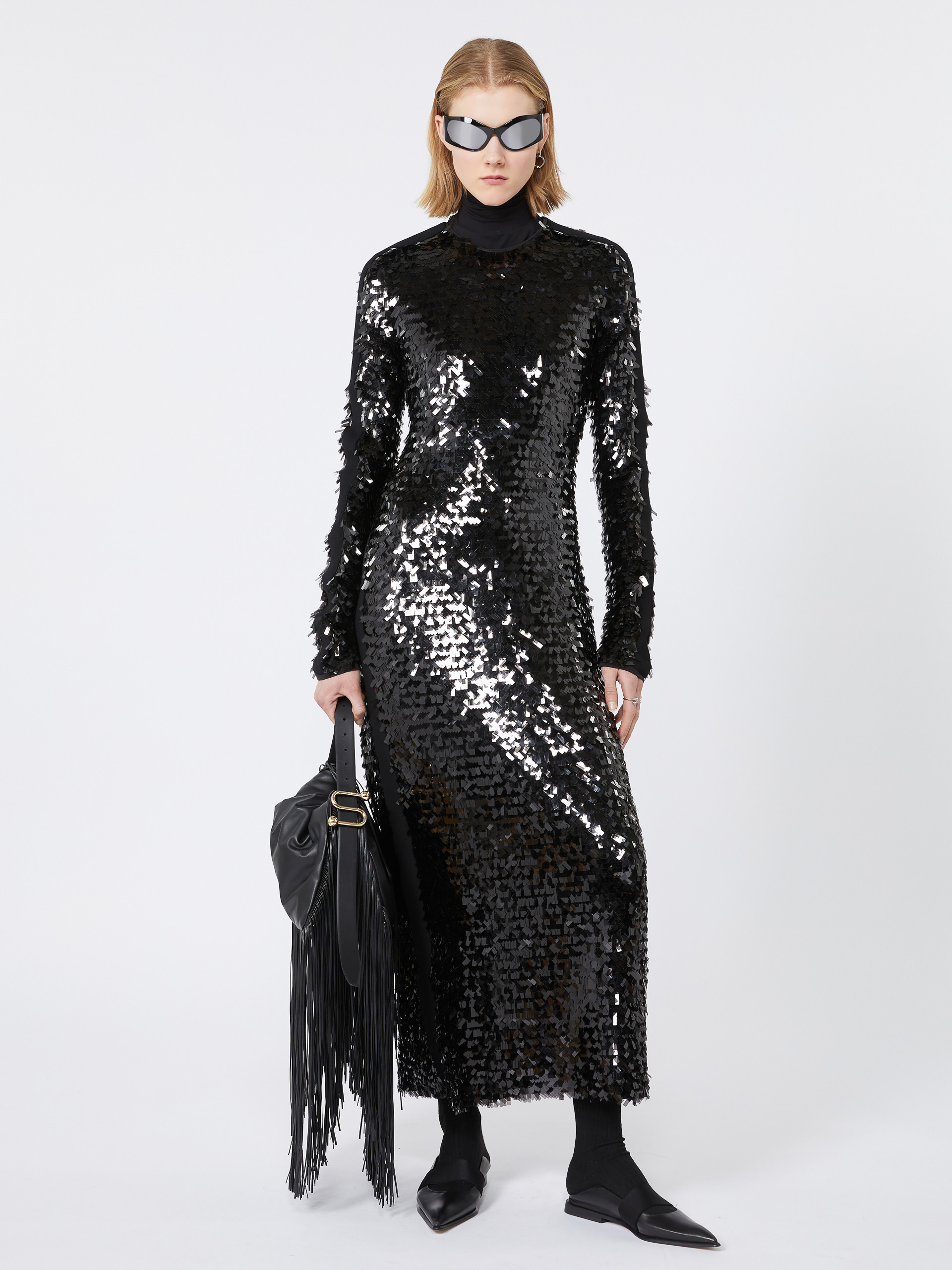 ELLENI Sequin-adorned jersey dress - 2