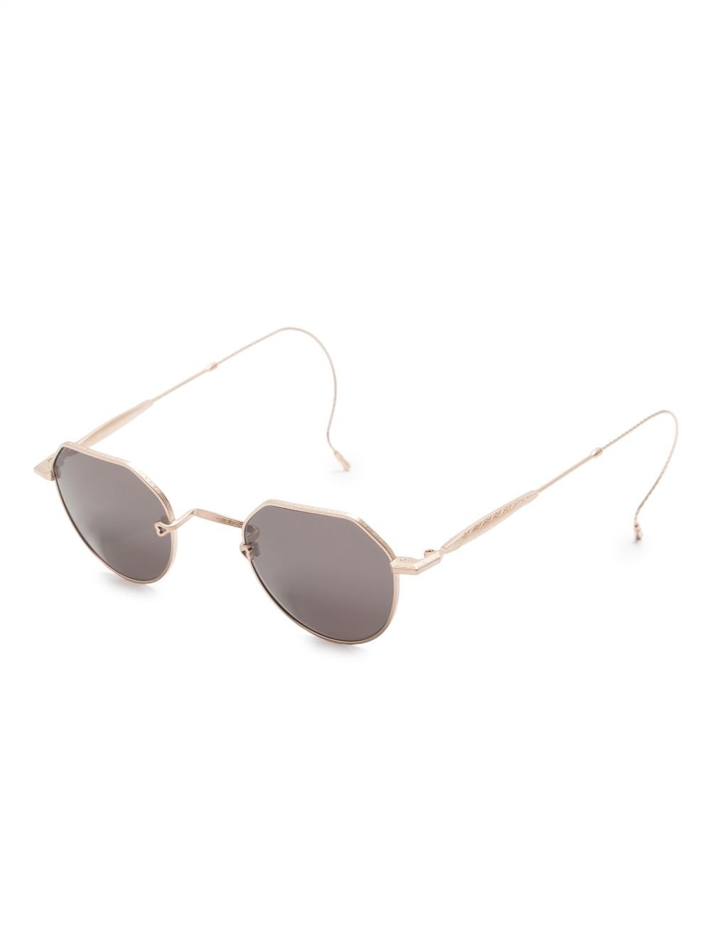 round-frame tinted sunglasses - 2