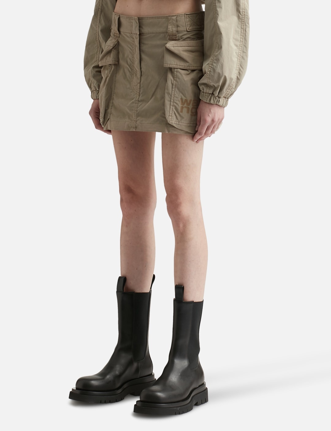 BIG POCKET CARGO MINI SKIRT - 2