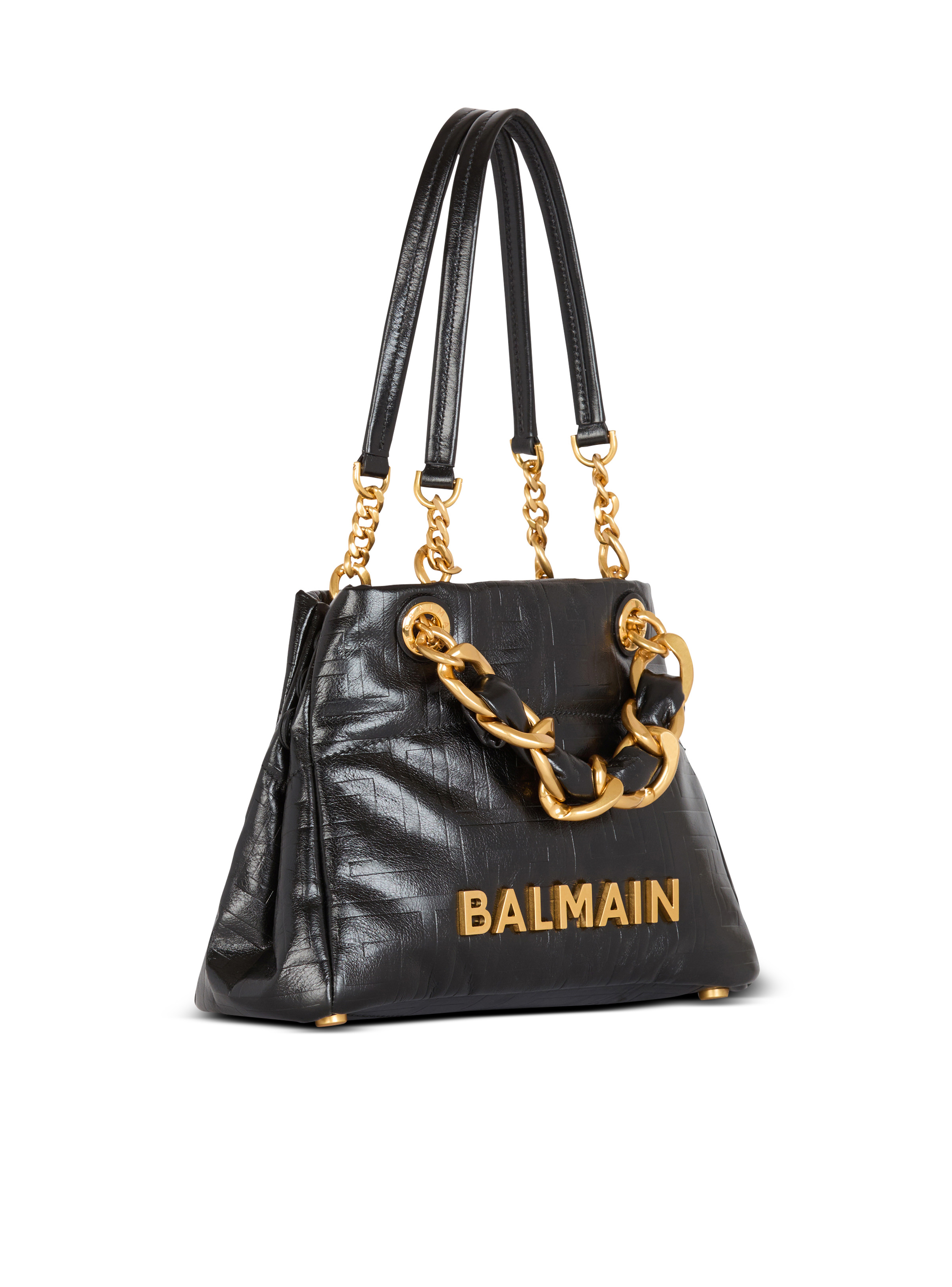 Small 1945 Soft tote bag in crackled calfskin - 3