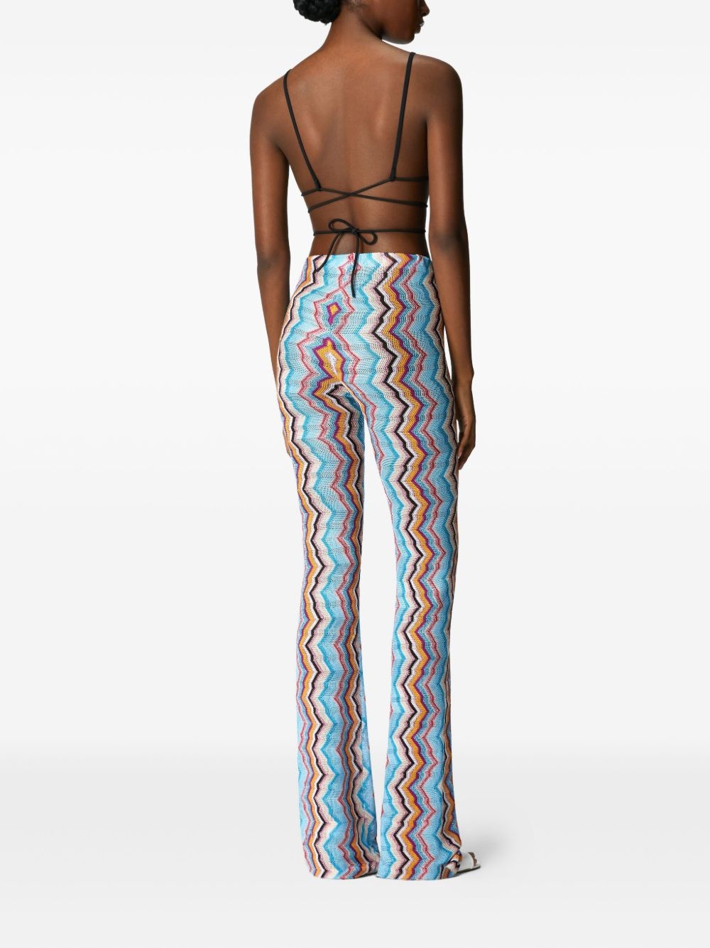 Zigzag-pattern trousers - 3