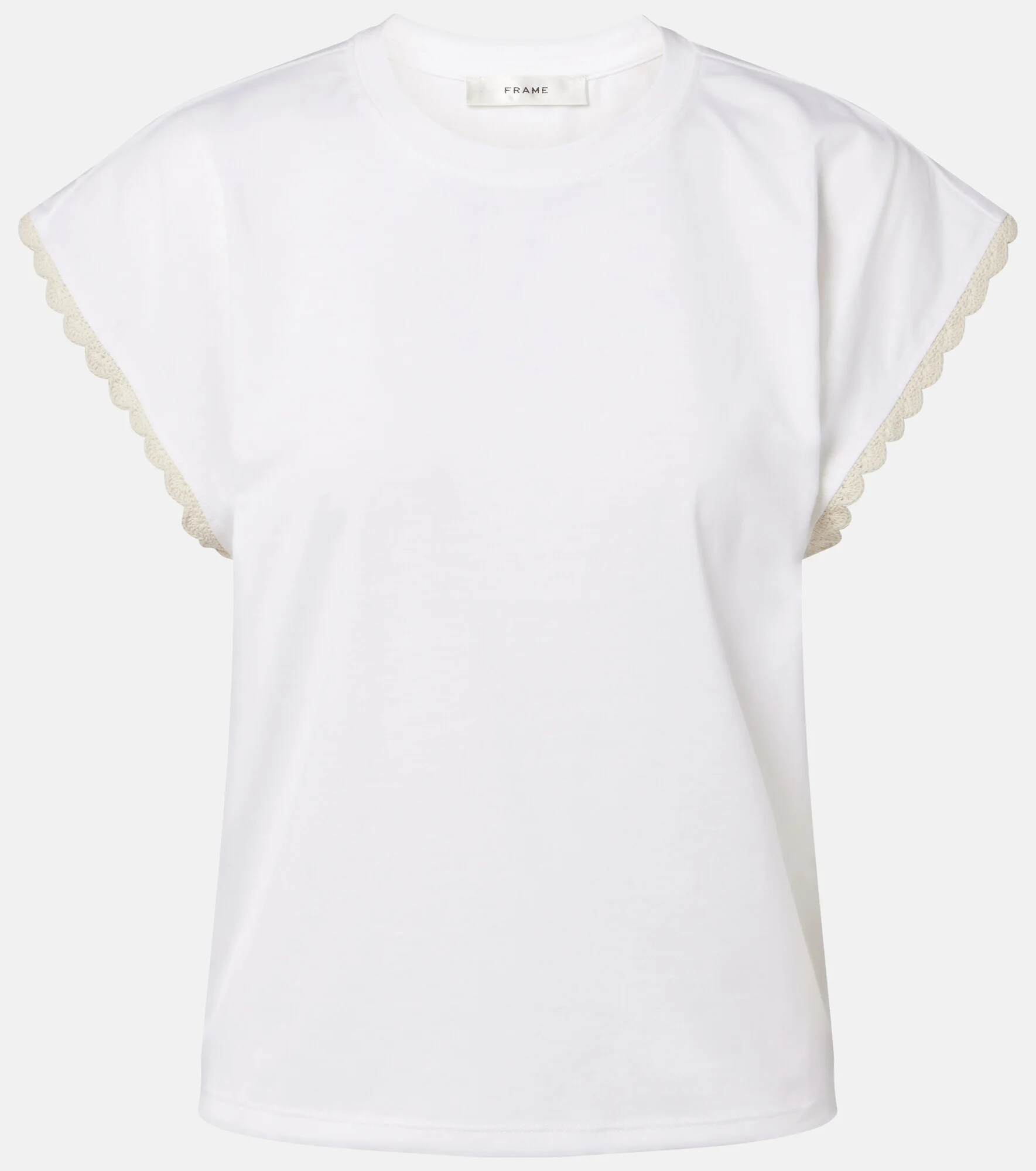The Crochet cotton jersey T-shirt - 1