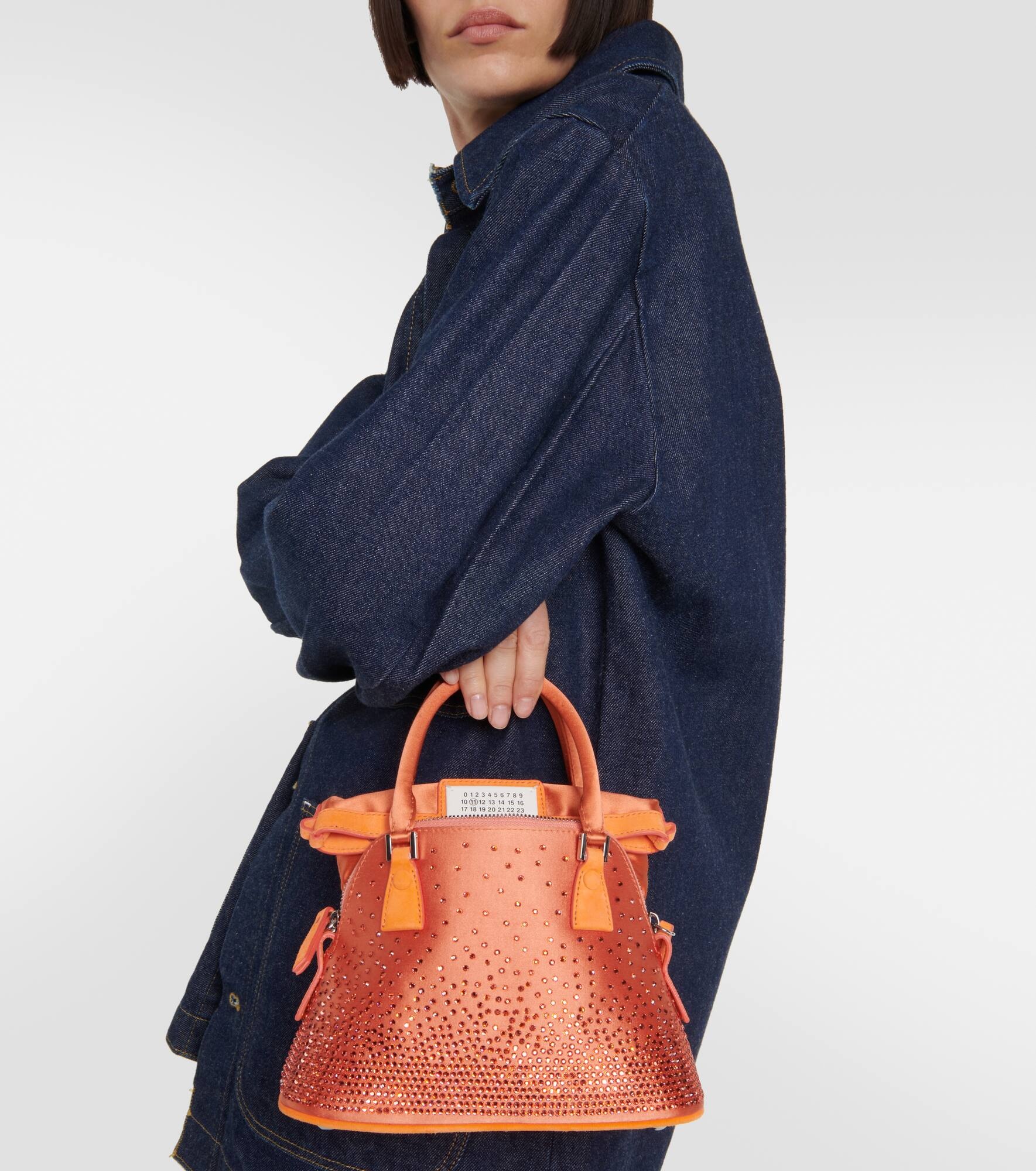 5AC Classique Micro satin shoulder bag - 2
