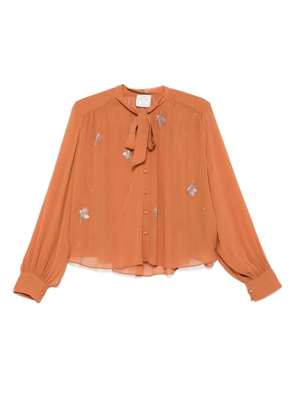 crystal-embellished shirt - 1