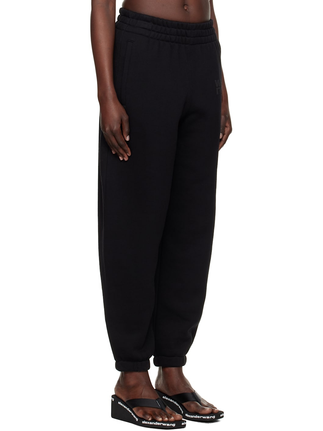 Black Puff Logo Sweatpants - 2