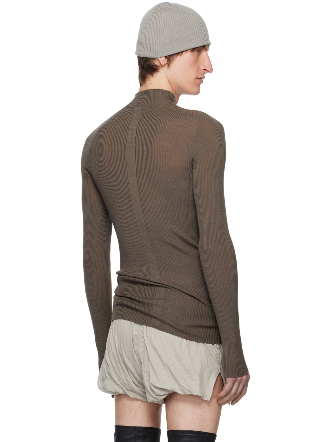 Gray Lupetto Sweater - 3