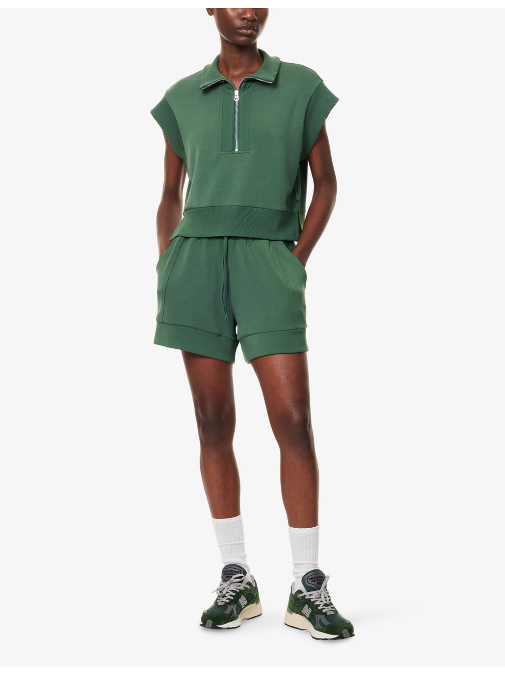 Atrium high-rise stretch-woven shorts - 2