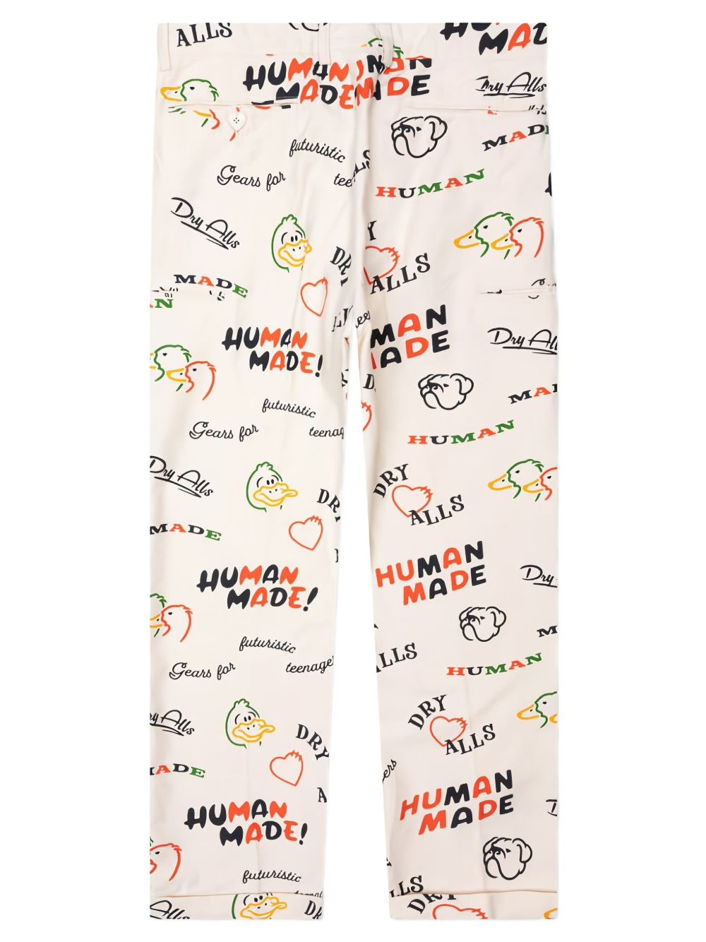 duck-print trousers - 2