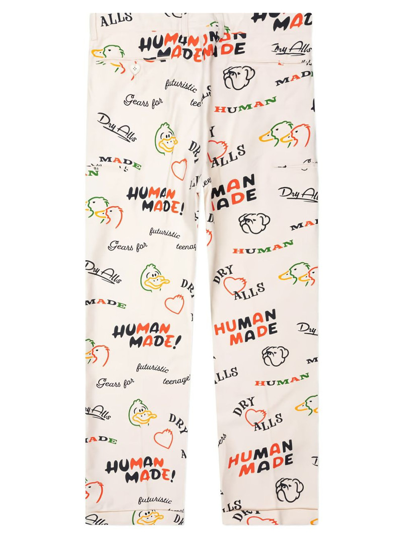Human Made duck-print trousers outlook