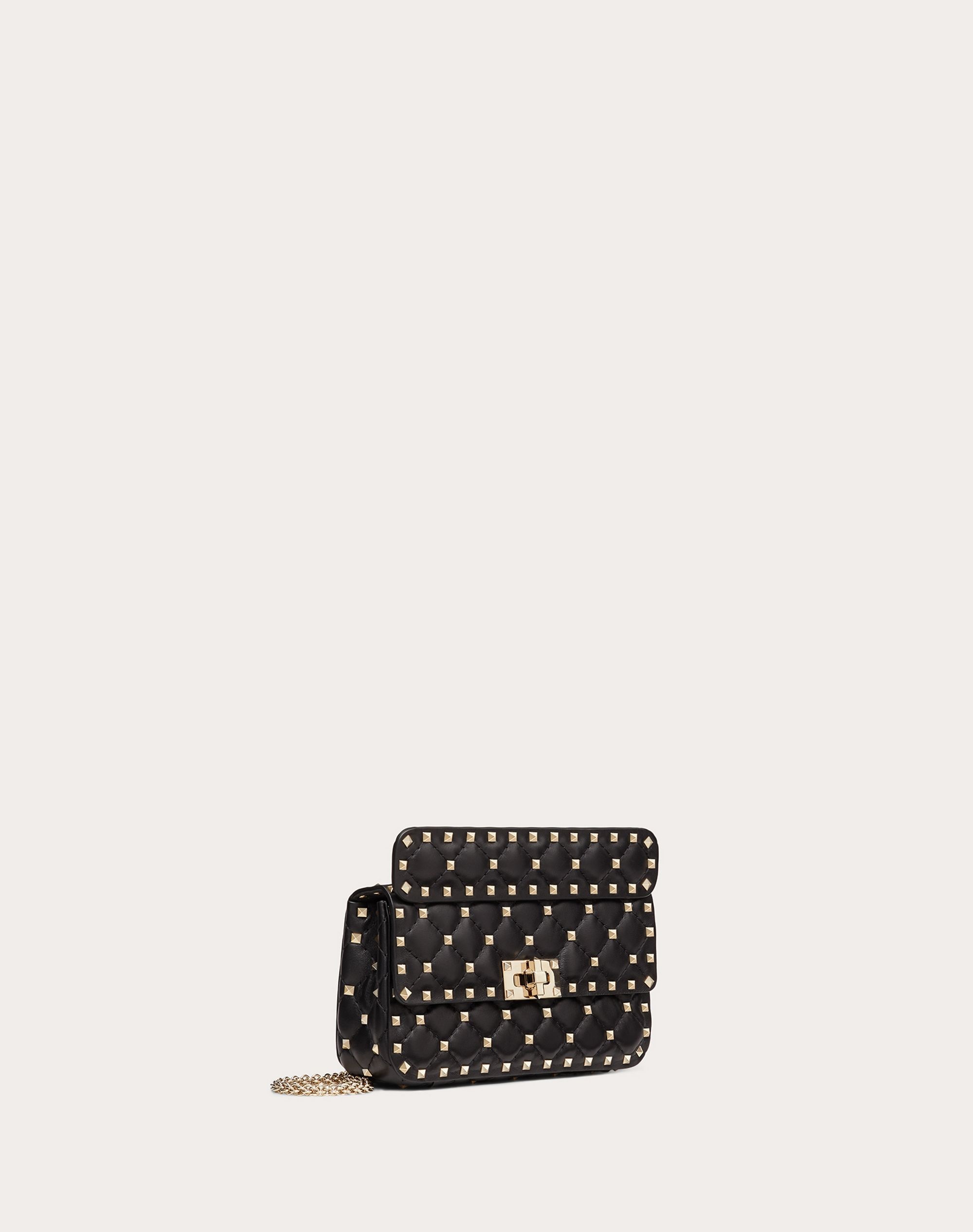 Small Rockstud Spike Nappa Leather Bag - 2