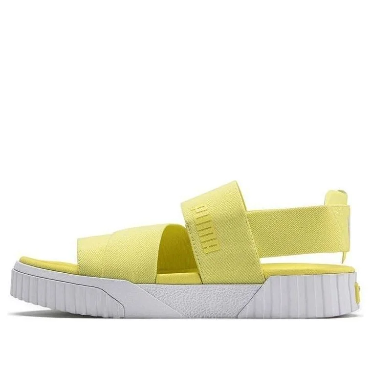 (WMNS) Selena Gomez x PUMA Cali Sandal Yellow 370758-01 - 1