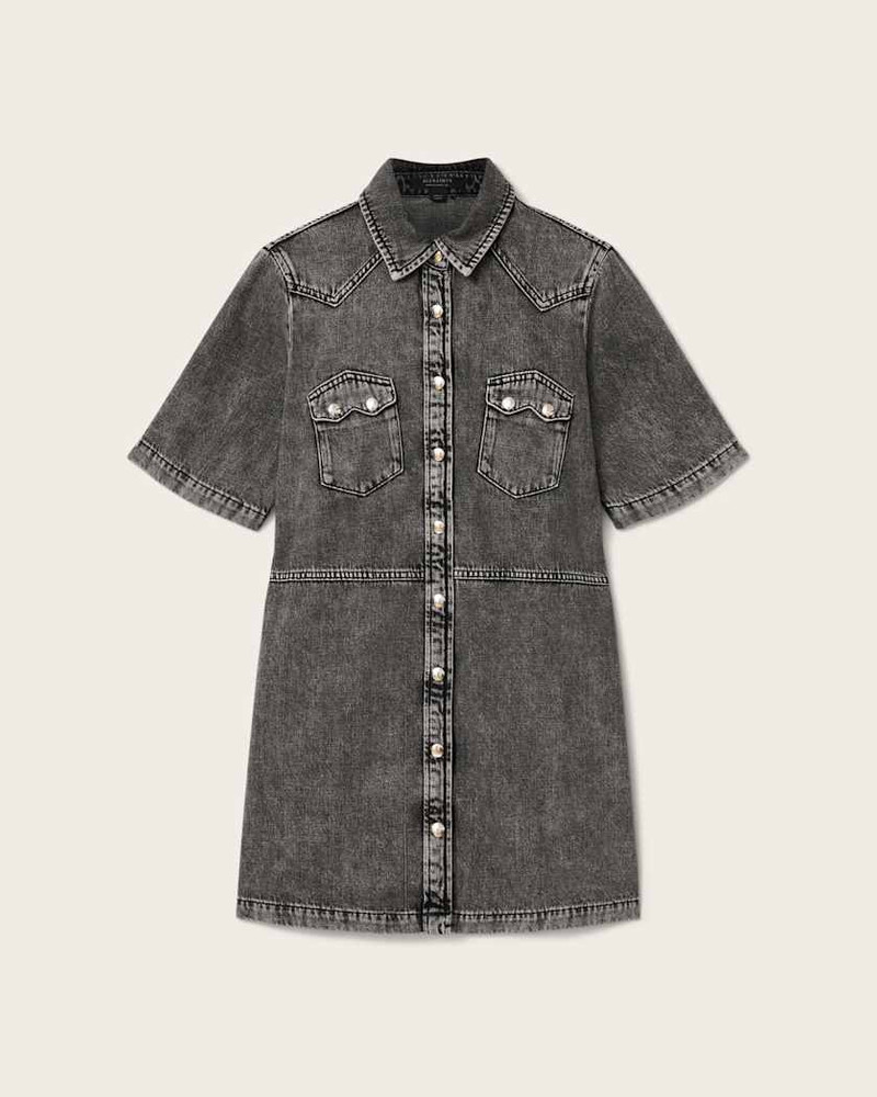 ROCK DENIM MINI DRESS 1
