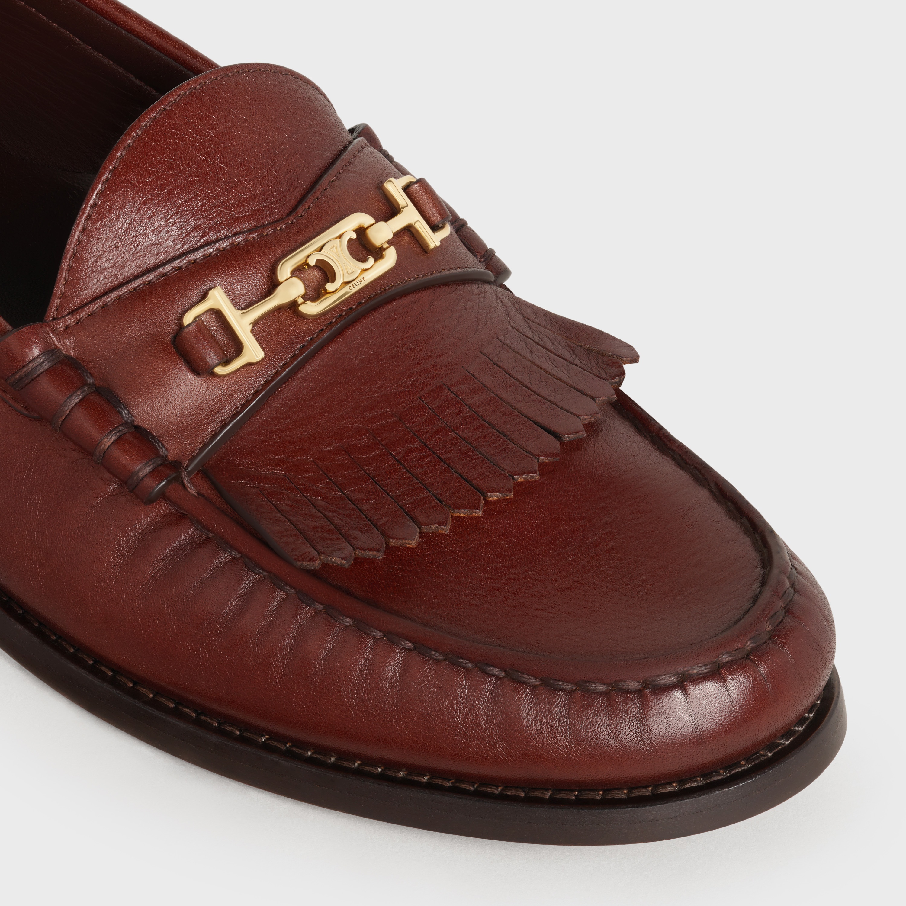 CELINE LUCO TRIOMPHE LOAFER IN CALFSKIN - 4