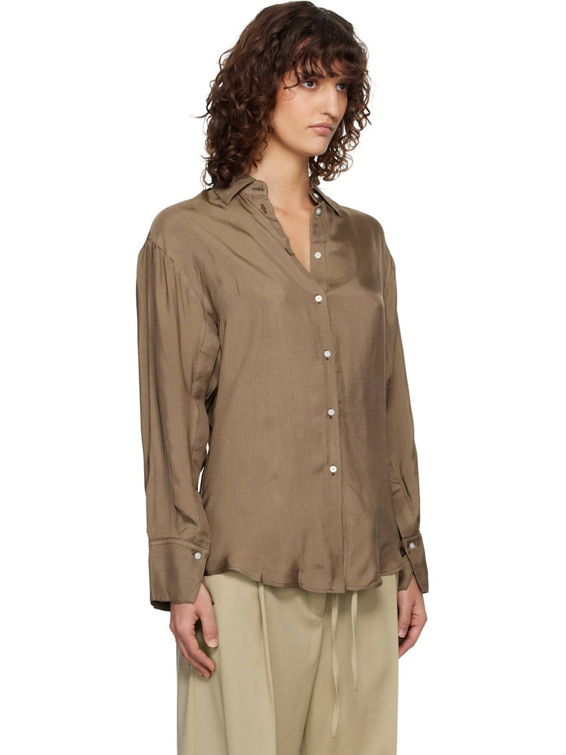 Brown Relaxed Shaped Shirt 2