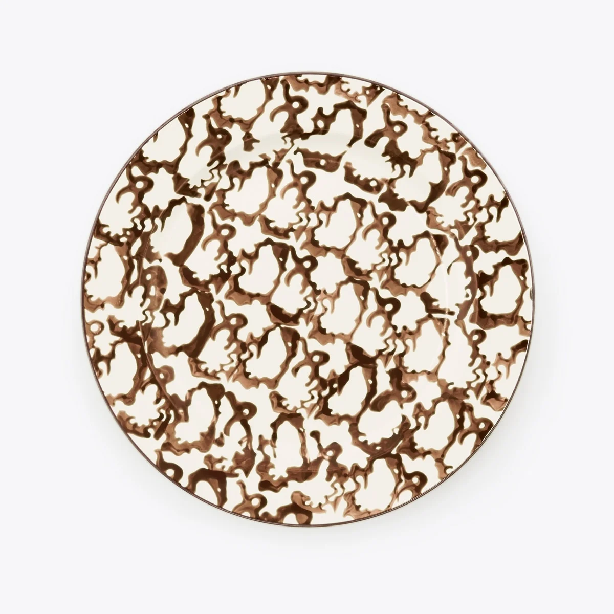 Spongeware Dinner Plate, Set of 2 - 1