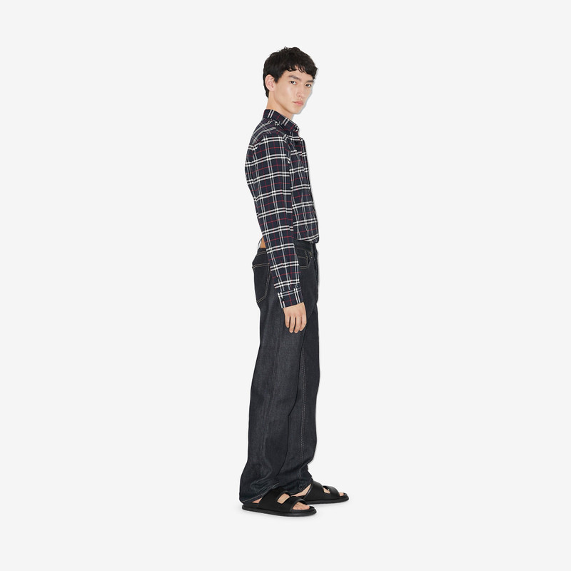 Small Scale Check Stretch Cotton Shirt 3