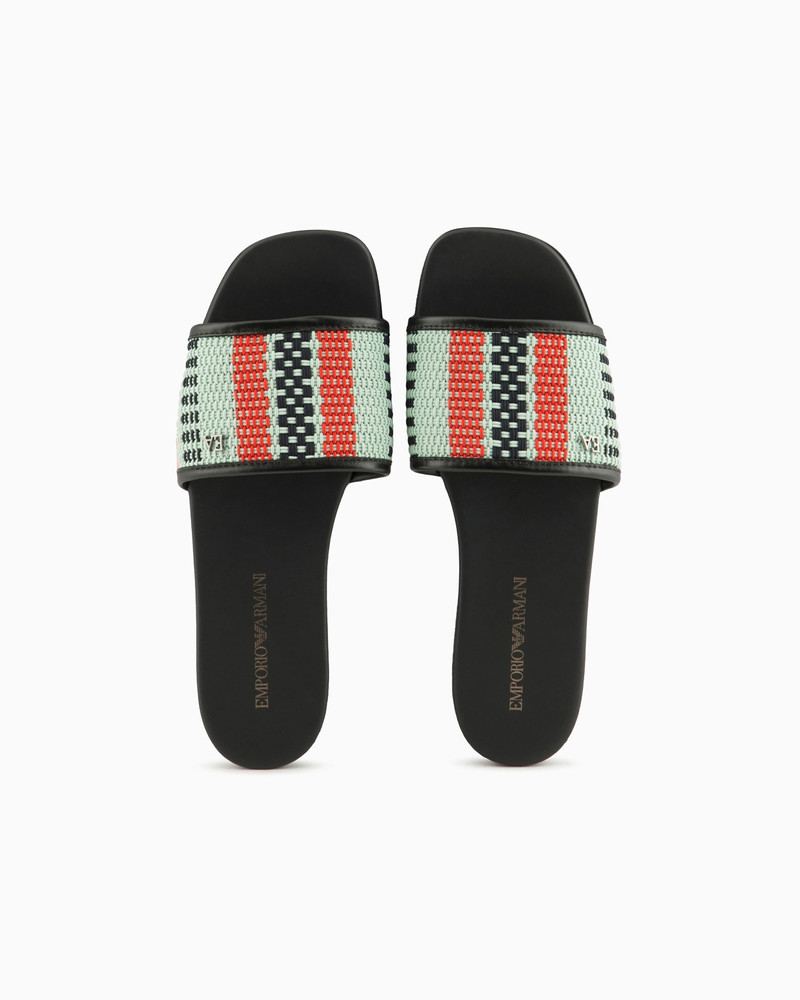 Basketweave sandals 3