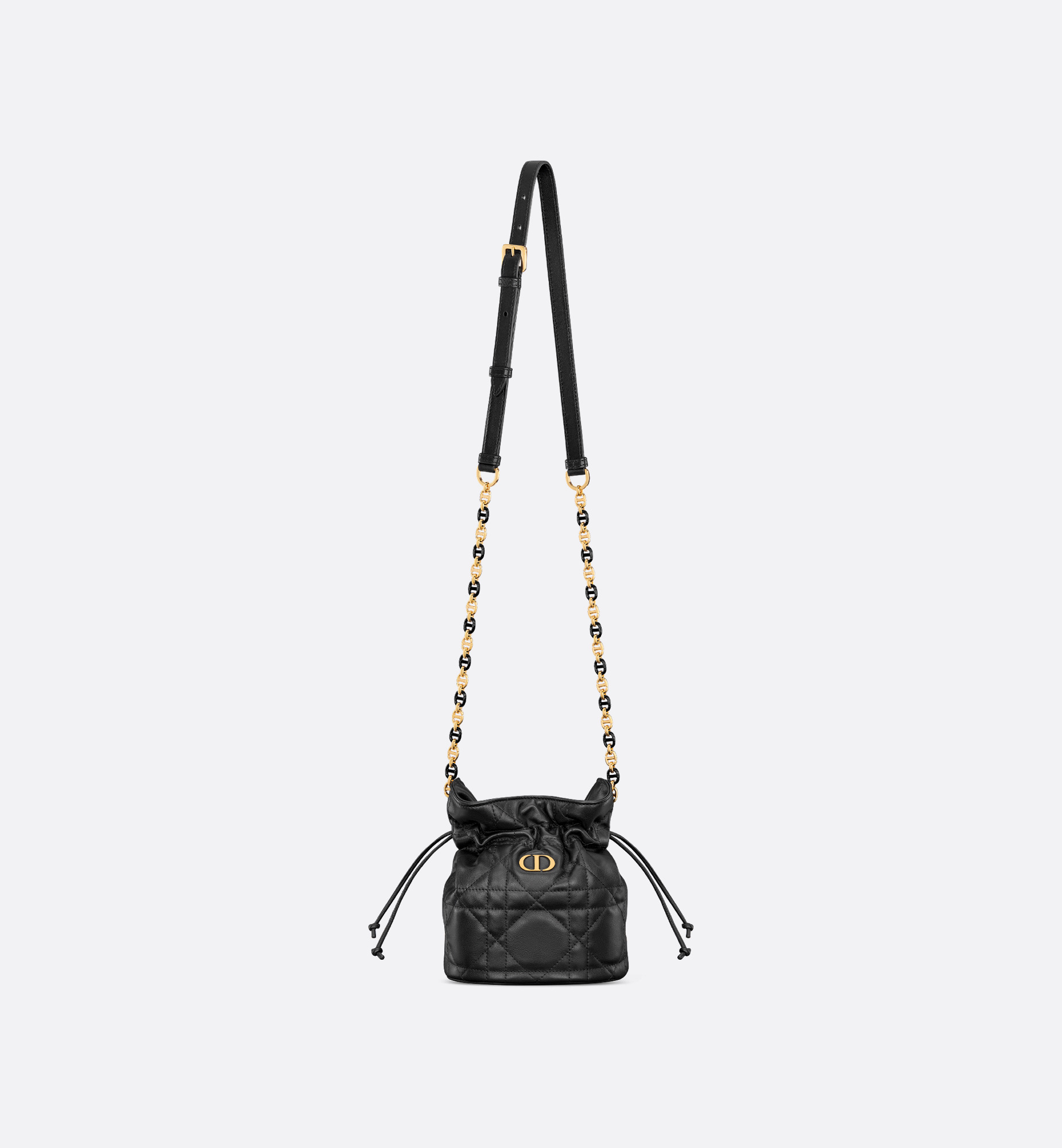 Miss Caro Mini Bucket Bag with Drawstring - 4