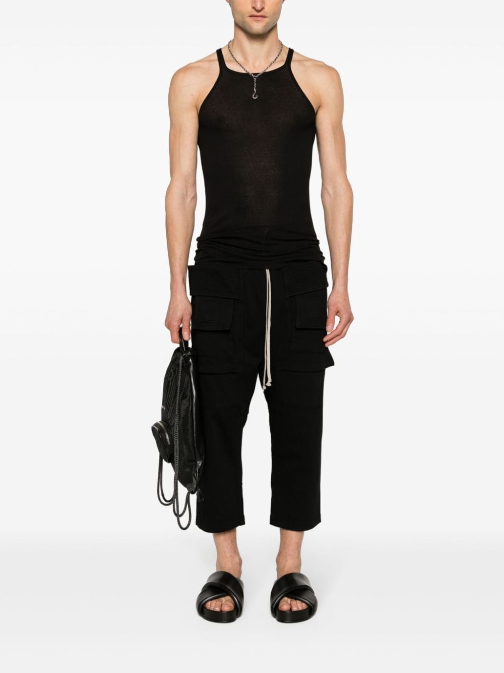 racerback cotton tank top - 2