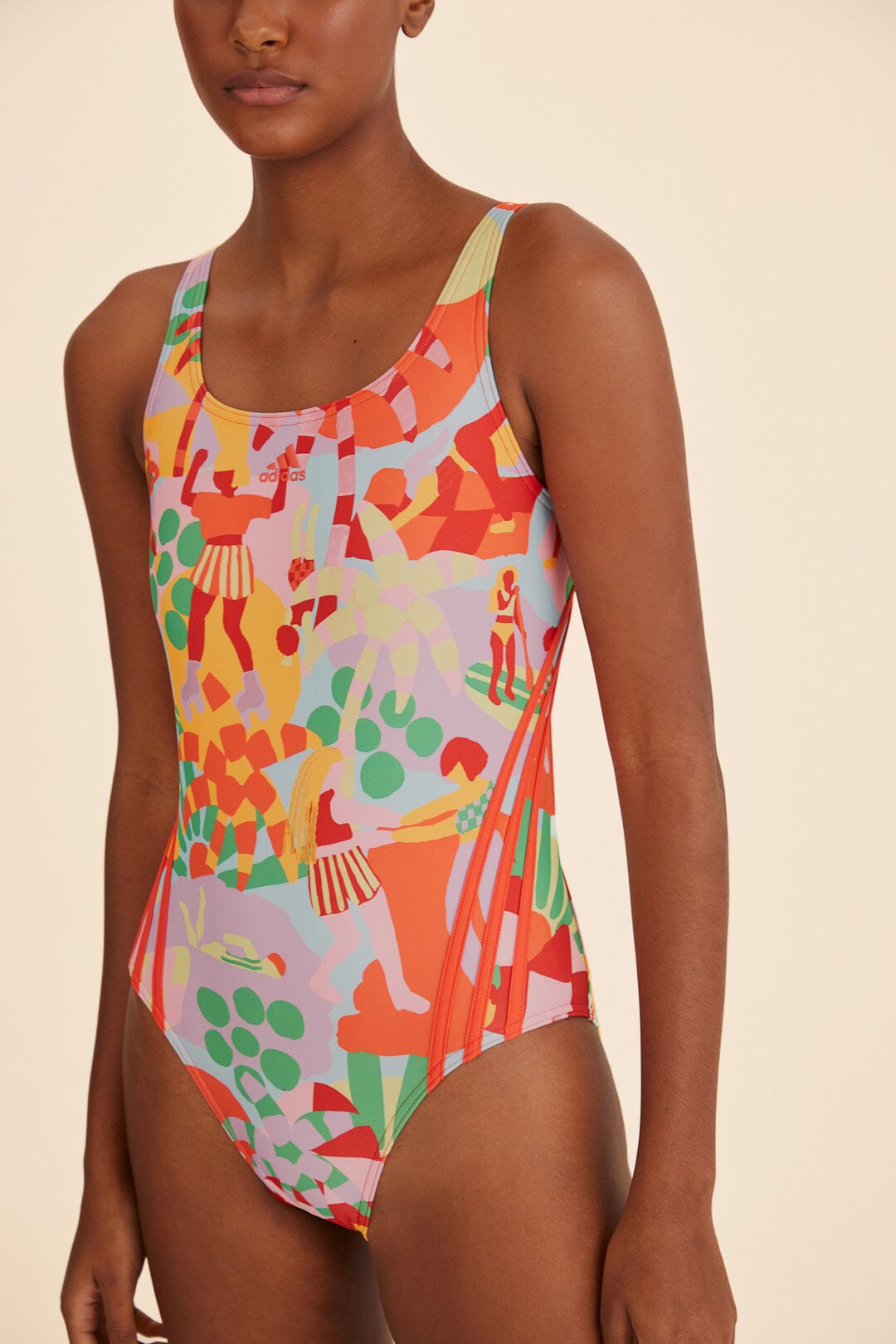 Adidas Farm Swimsuit Pearl Citrine - 2