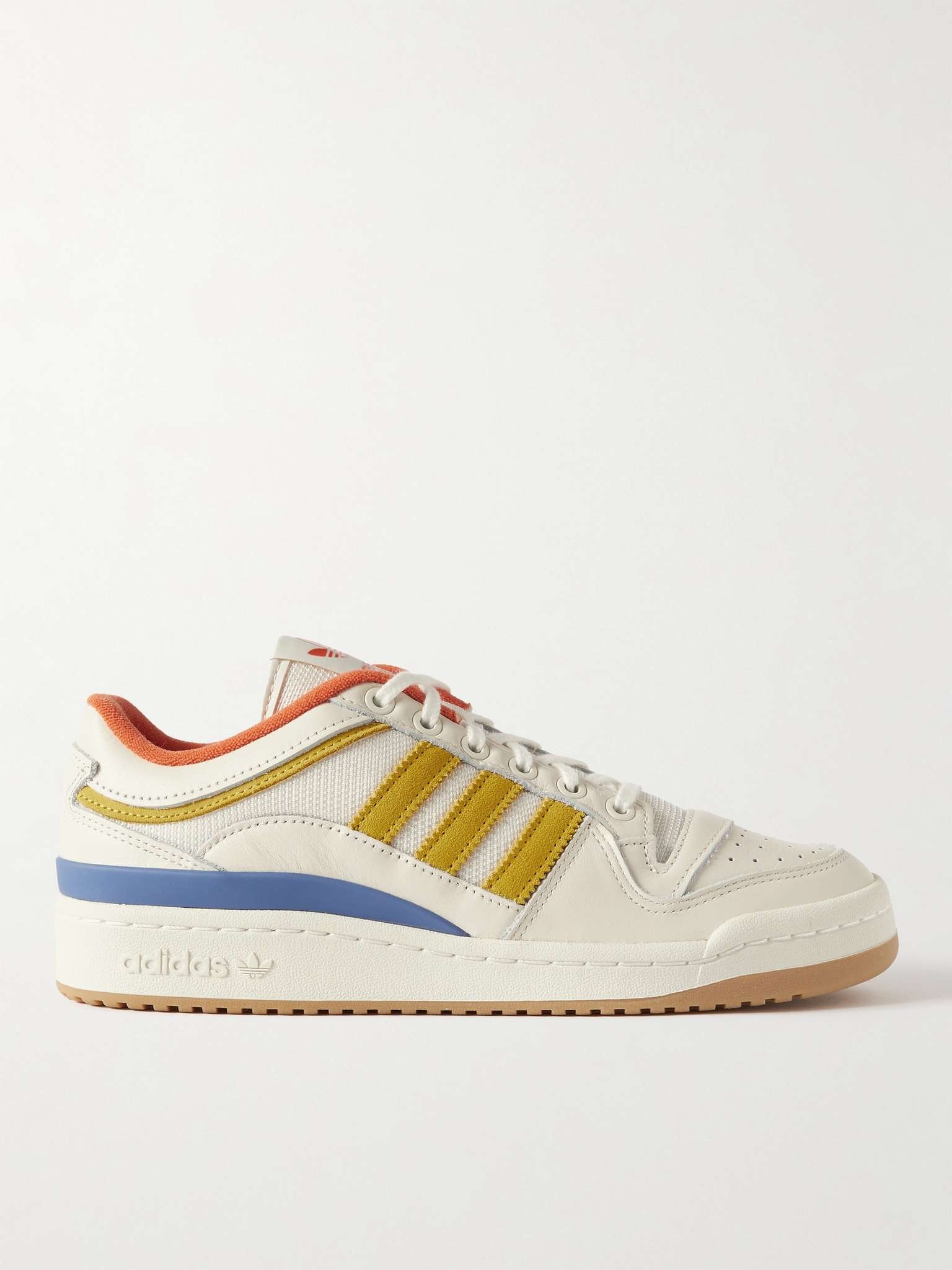 + WOOD WOOD Forum Low Leather, Mesh and Suede Sneakers - 1