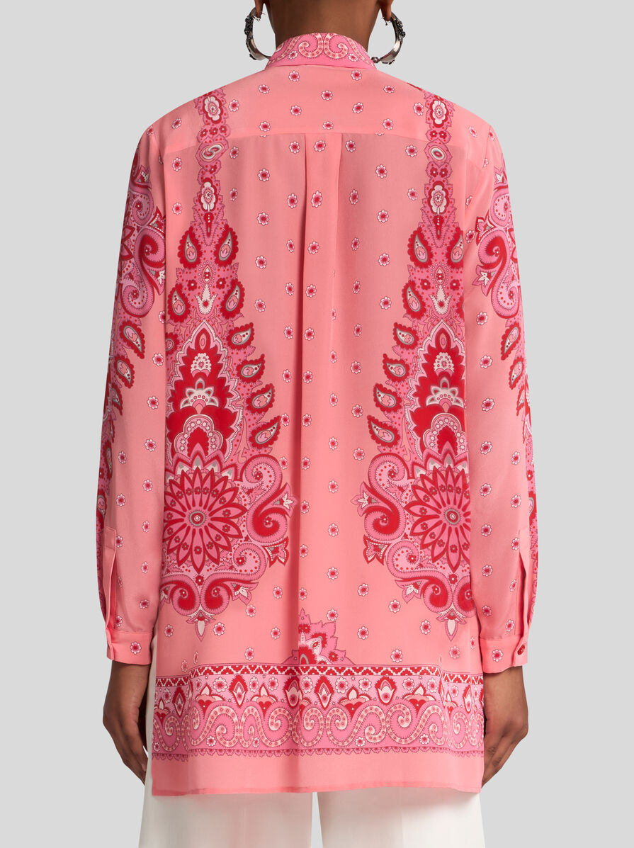 FLORAL, MEDALLION AND PAISLEY SHIRT - 4