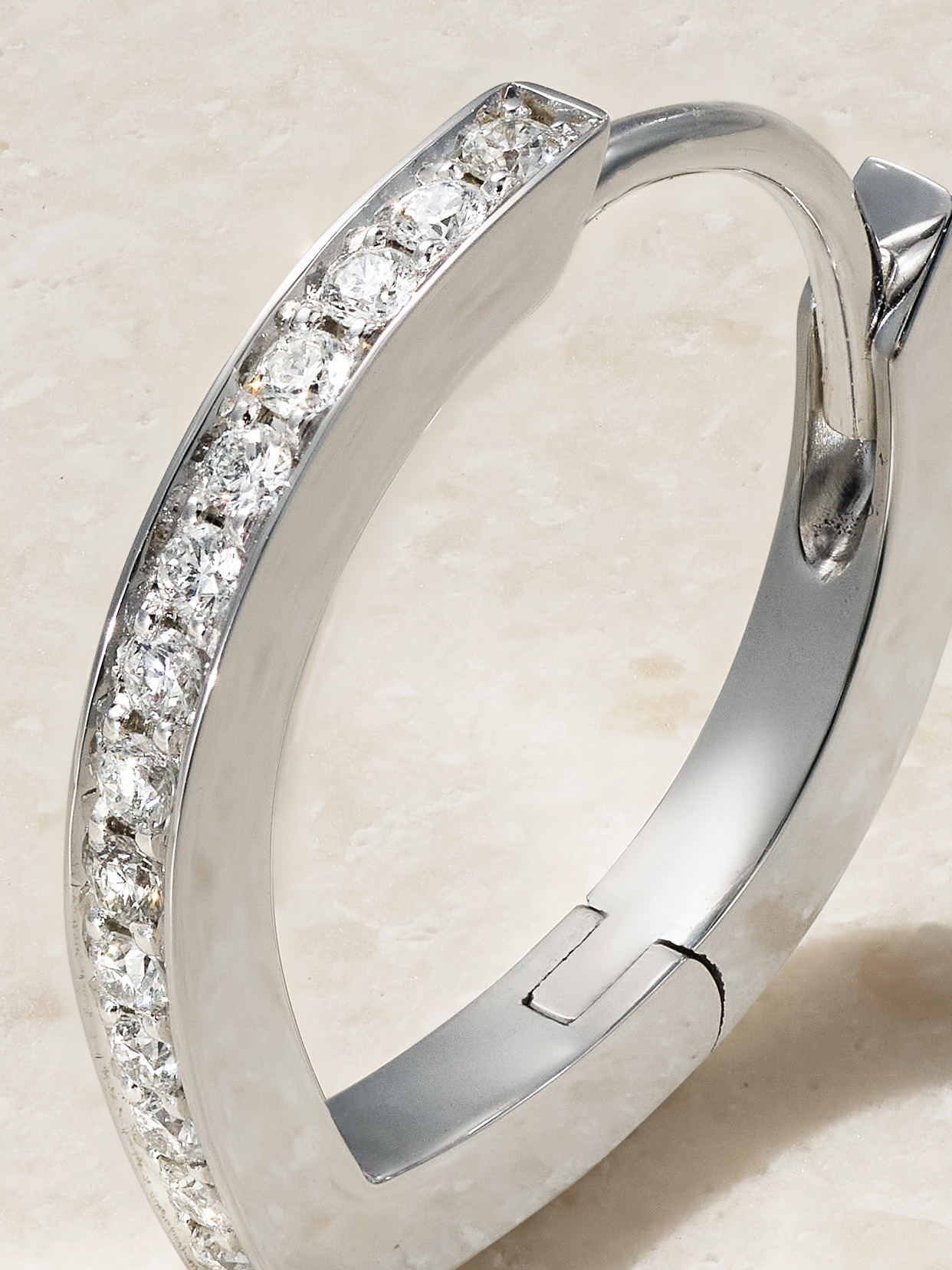 Antifer 18-karat White Gold Diamond Single Earring - 3