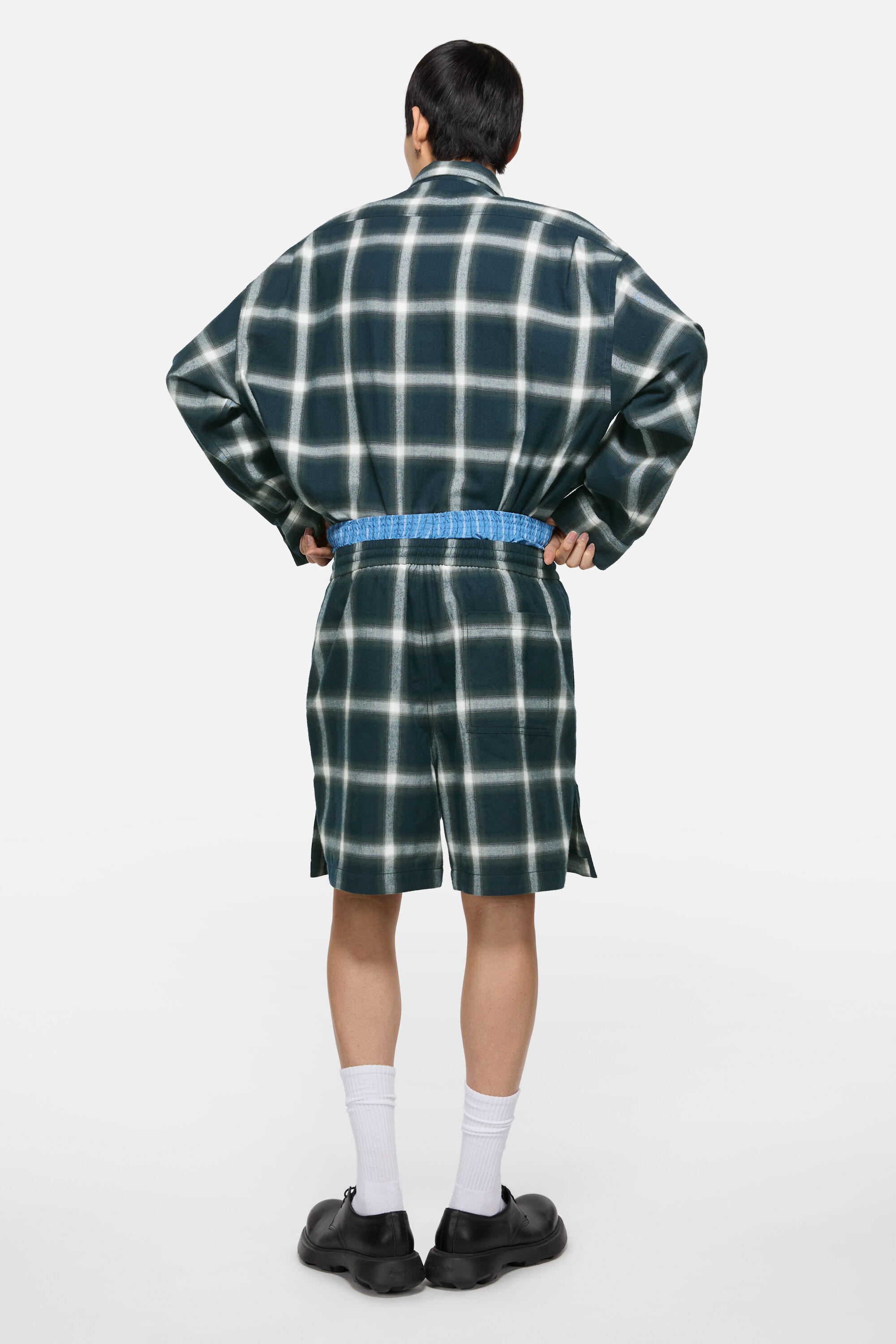 Check shorts - Navy/multi - 3