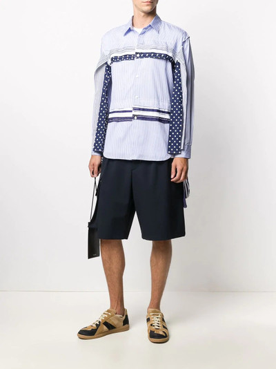 Comme des Garçons SHIRT contrast panel shirt outlook