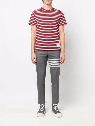 Thom Browne striped short-sleeve T-shirt outlook