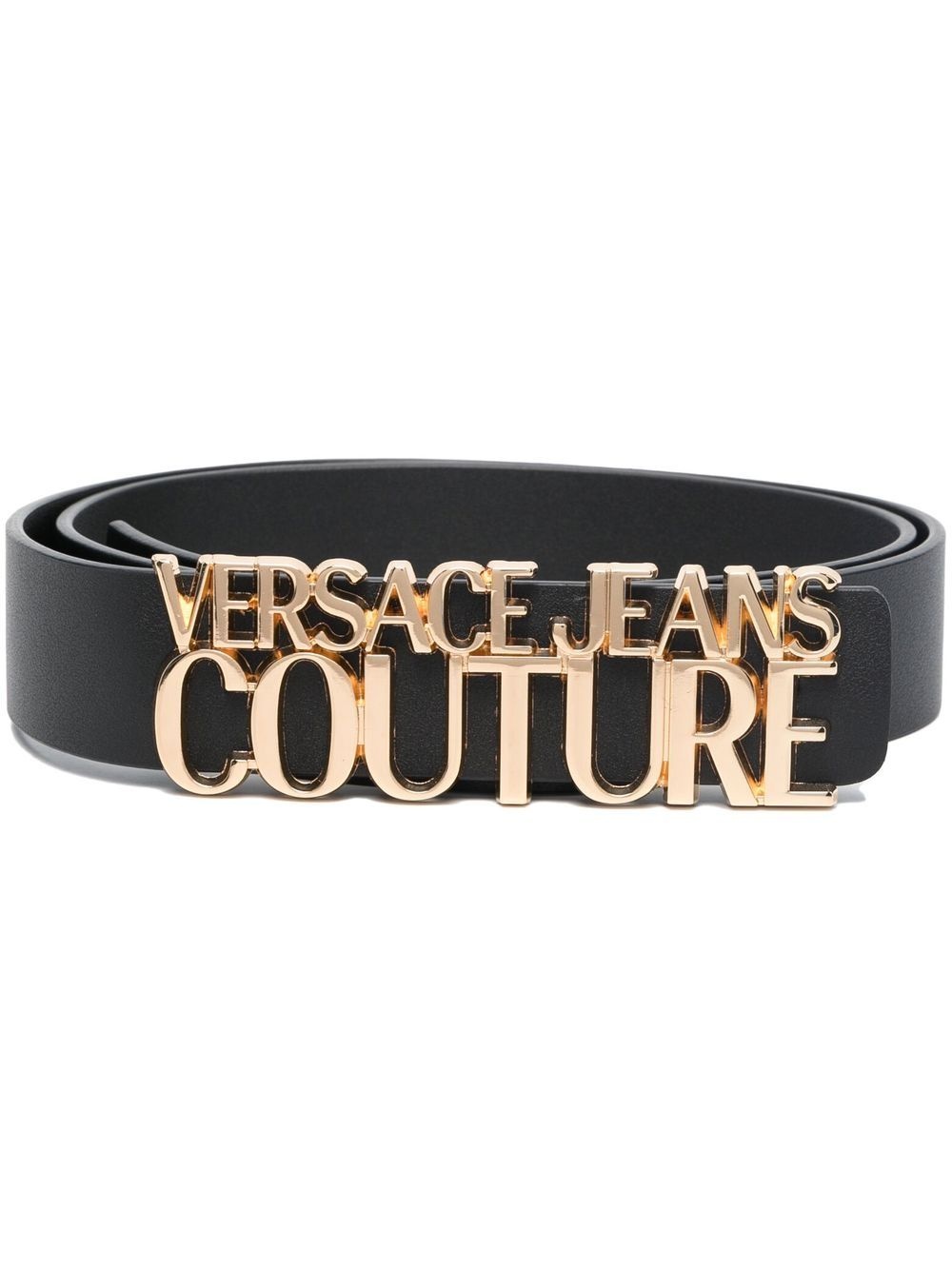 logo-detail leather belt - 1
