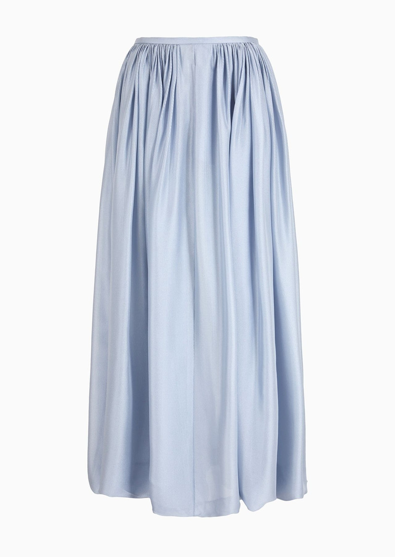 Long silk skirt 1