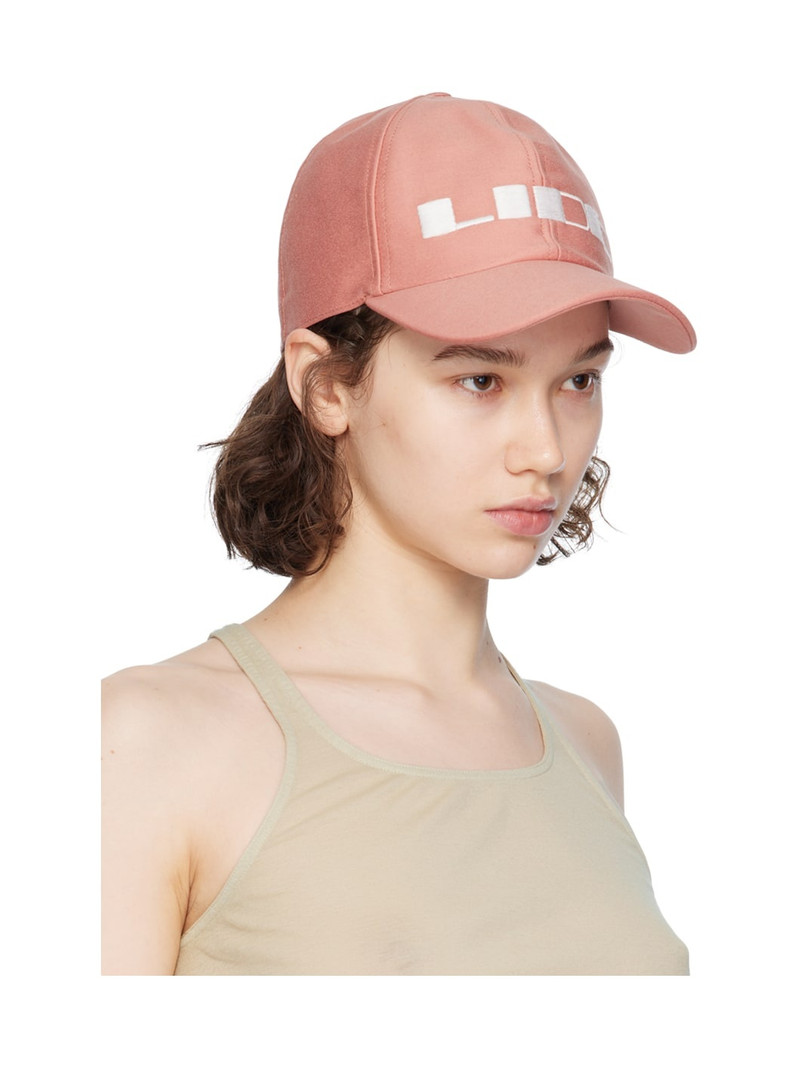 Rick Owens DRKSHDW Pink Baseball Cap outlook