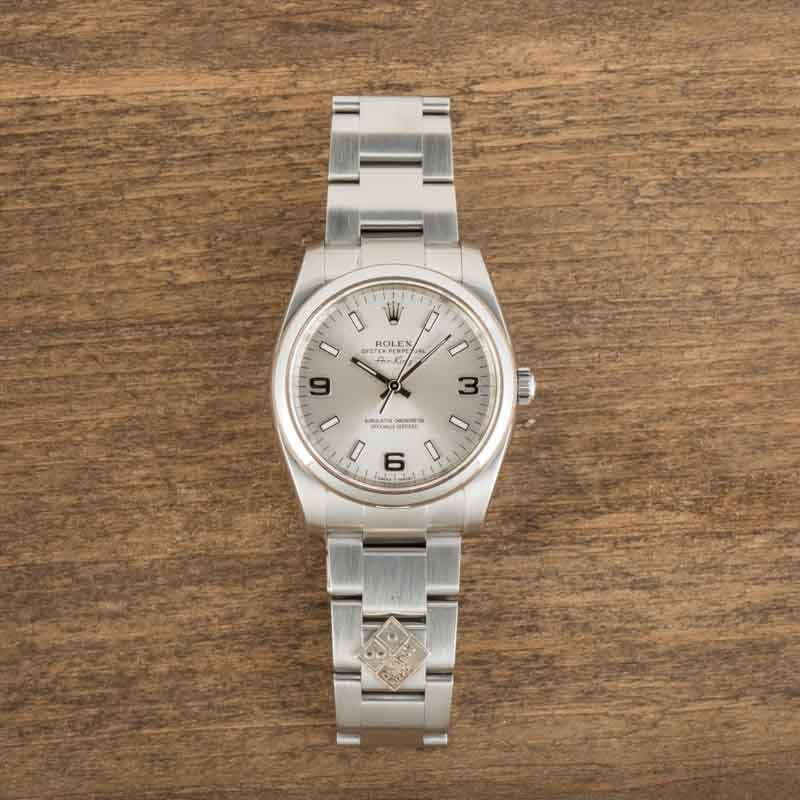 Pre-Owned Rolex Air-King 114200 Stainless Steel - 5