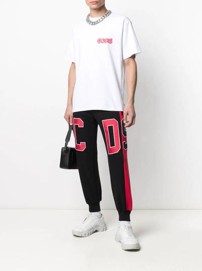 GCDS colour-block logo track trousers outlook