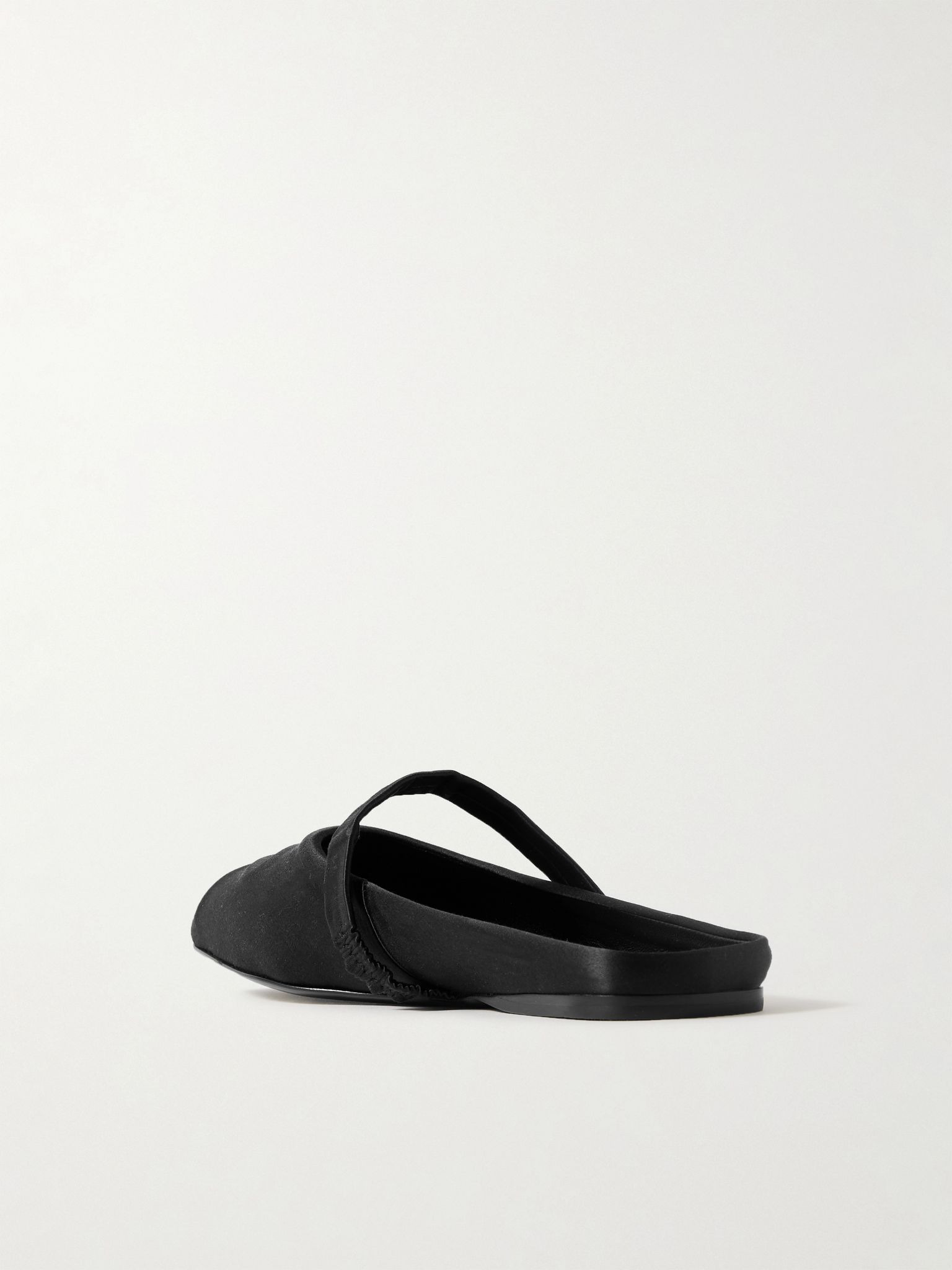 Sabot satin ballet flats Black - 3