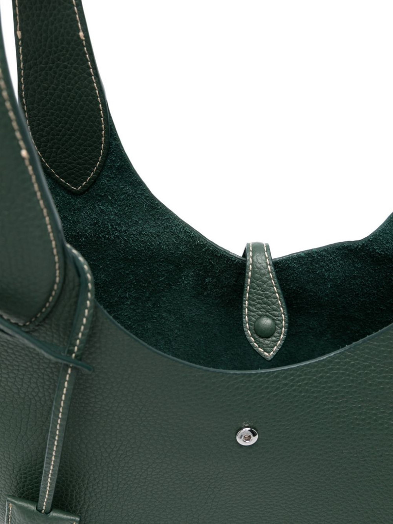 medium Shopper leather tote bag 5