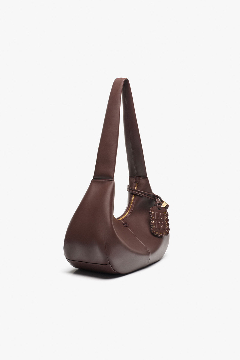 BROWN MEDIUM HOBO BAG 2
