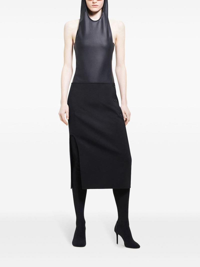 courrèges hooded jersey bodysuit outlook
