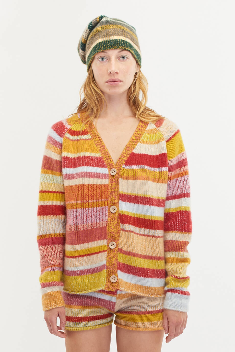 STRIPE SUPER SOFT WOMEN'S CARDI - 3