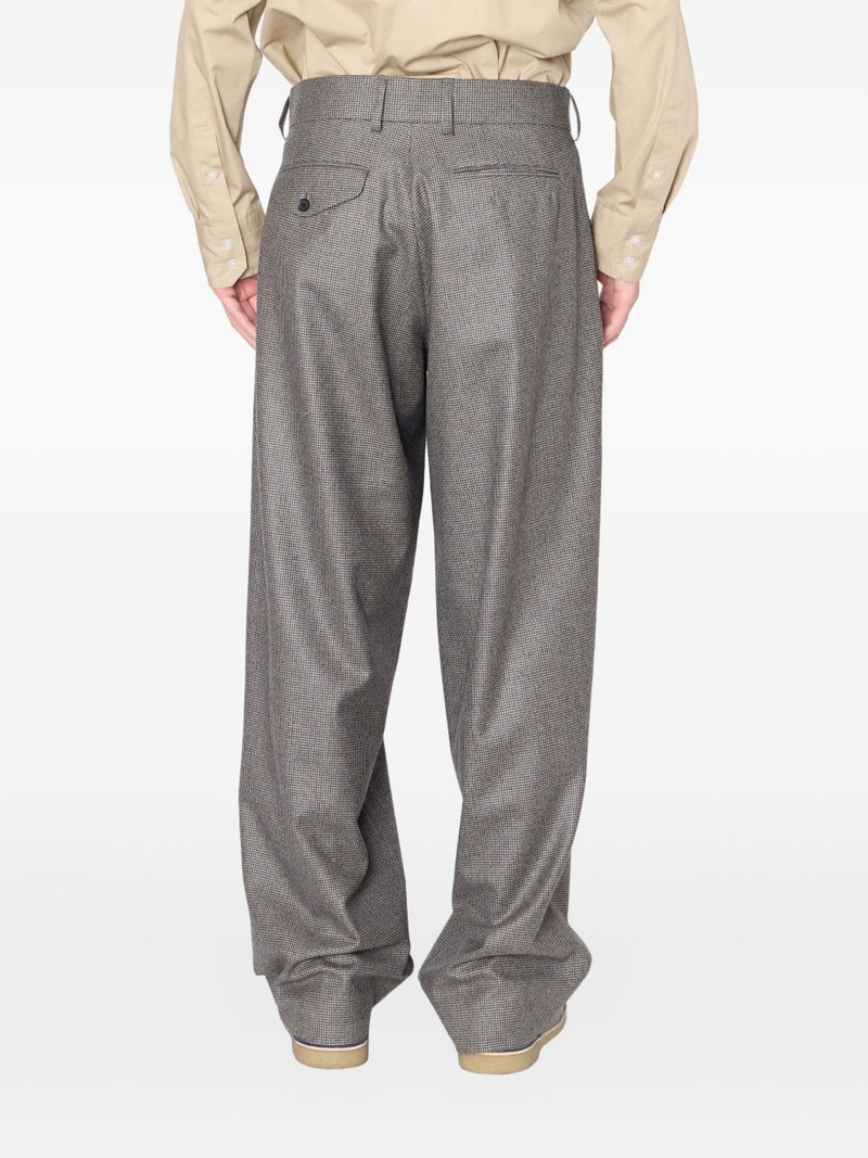 check-pattern tailored trousers 4